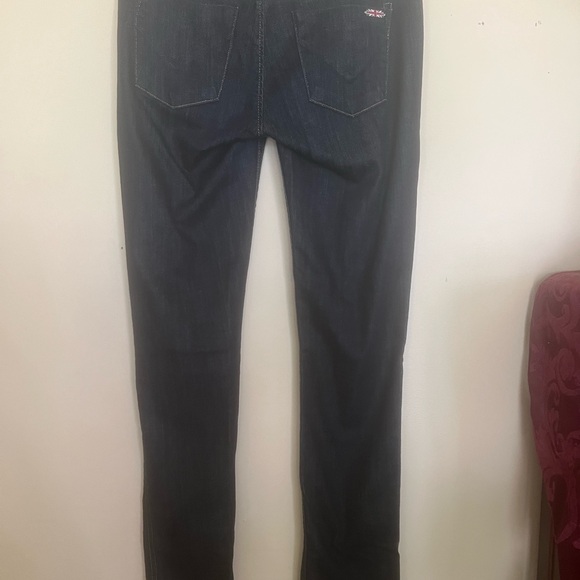 Hudson Jeans Women 28 Blue Denim Pants Low Rise Preppy Dark Wash USA Y2K - Picture 2 of 6